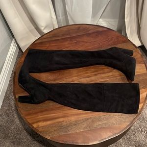 Steve Madden, Rockin’: over the knee boot with chunky heel